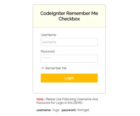 drbokeo|Faster login with remember me .